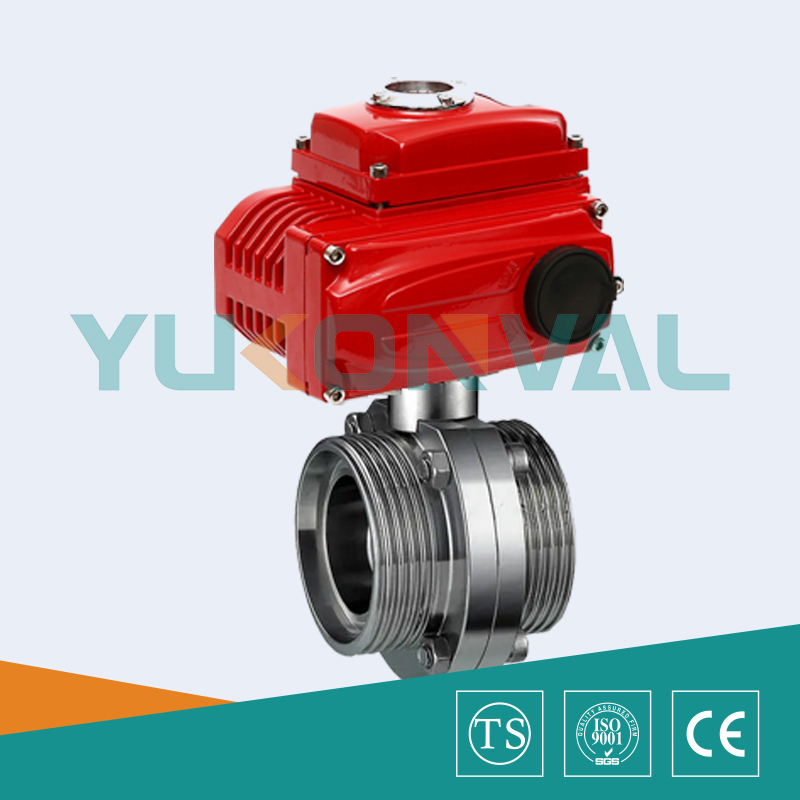 螺紋式衛(wèi)生級電動蝶閥