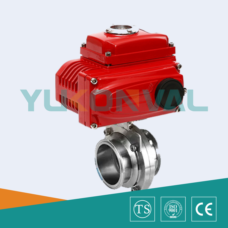 卡箍式衛(wèi)生級電動蝶閥