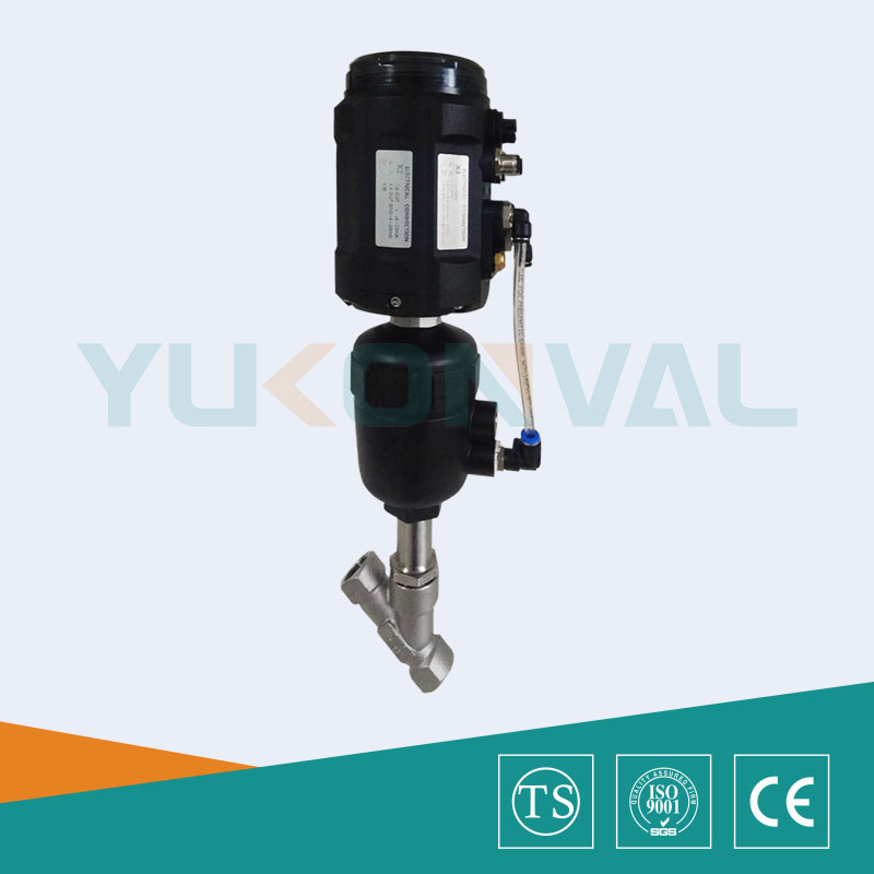 氣動比例調節角座閥